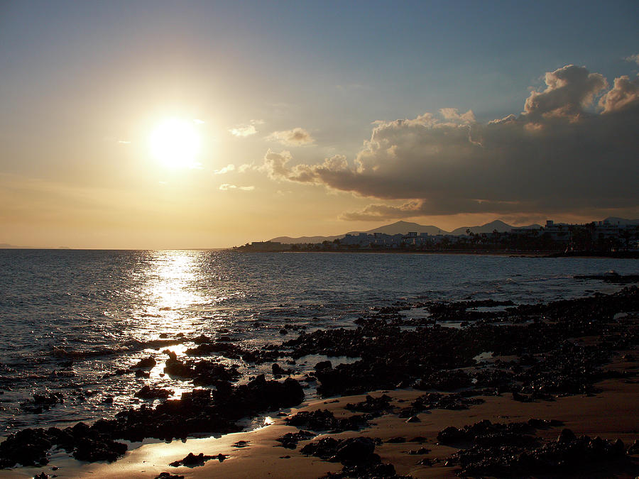 Lanzarote sunset Photograph by Jouko Lehto