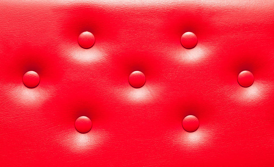 Abstract Photograph - Leather upholstery #1 by Tom Gowanlock
