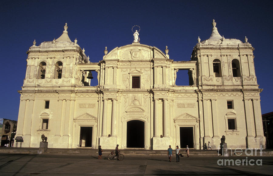 Leon Cathedral Nicaragua #1 Photograph by John  Mitchell