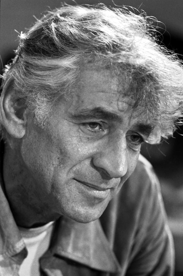 Portrait Photograph - Leonard Bernstein #1 by Granger