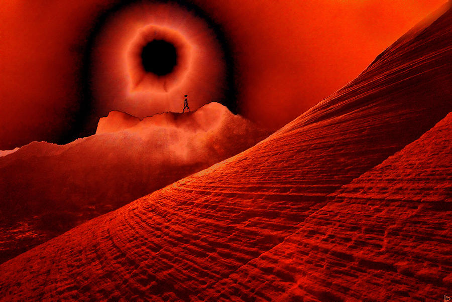 Life on Mars #1 Painting by David Lee Thompson