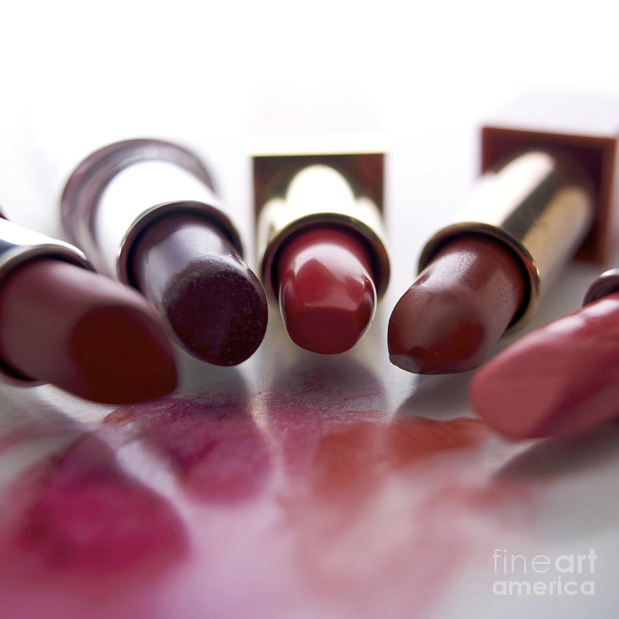 Inside Photograph - Lipsticks #1 by Bernard Jaubert