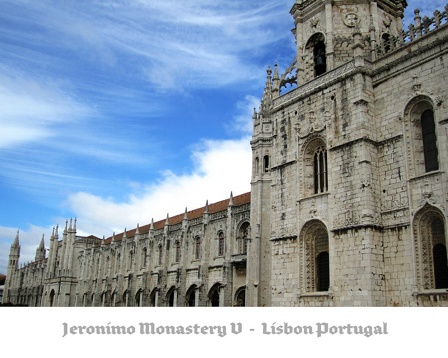 Lisbon Jeronimo Monastery V Portugal #1 Photograph by John Shiron