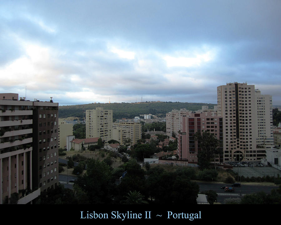 Lisbon Skyline II Portugal #1 Photograph by John Shiron