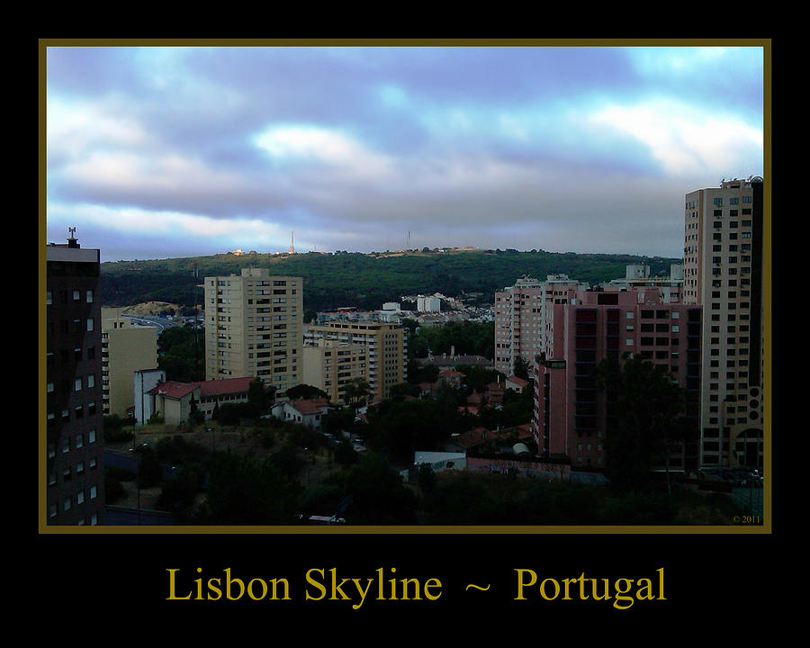 Lisbon Skyline Portugal #1 Photograph by John Shiron