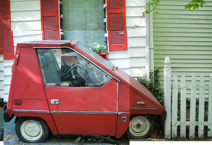 Little Red Car Photograph by James McDowell - Fine Art America