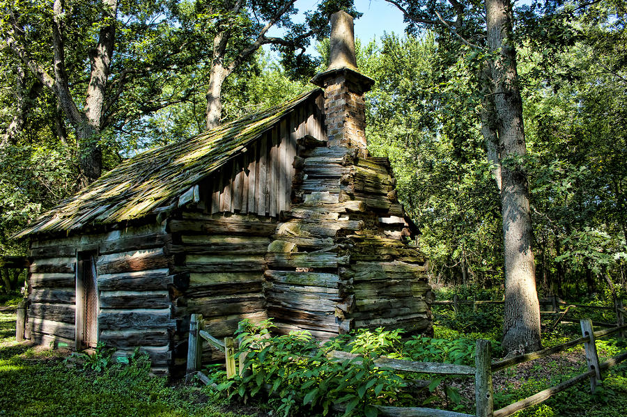 Log Cabin #1 Photograph by Scott Wood