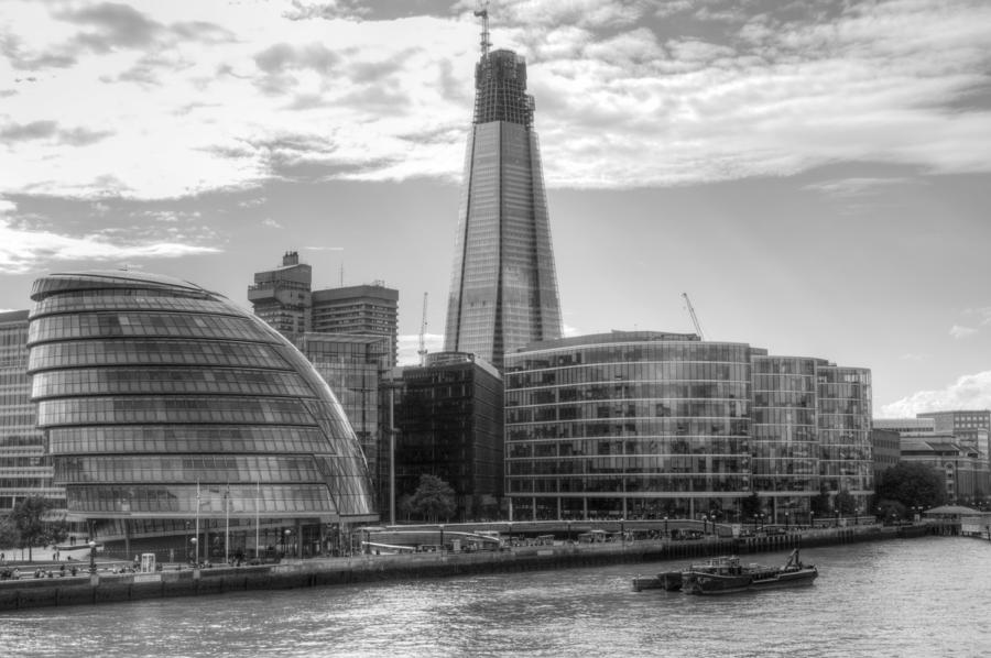 London Assembly and Shard #1 Photograph by Chris Day