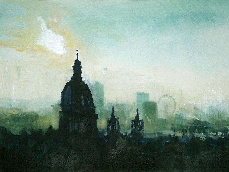 London Painting - London Smog #1 by Paul Mitchell
