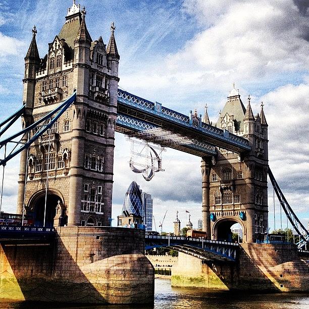 Abstract Photograph - #london #towerbridge #1 by Sam Davies-millar