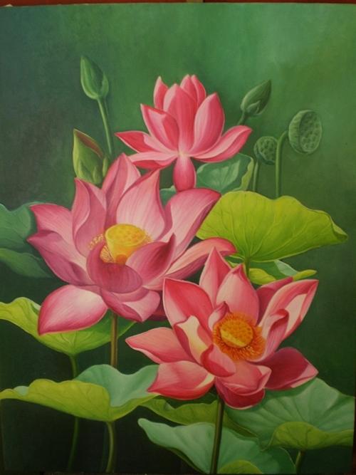 Lotus 2 Painting - Lotus 2 #1 by Tono