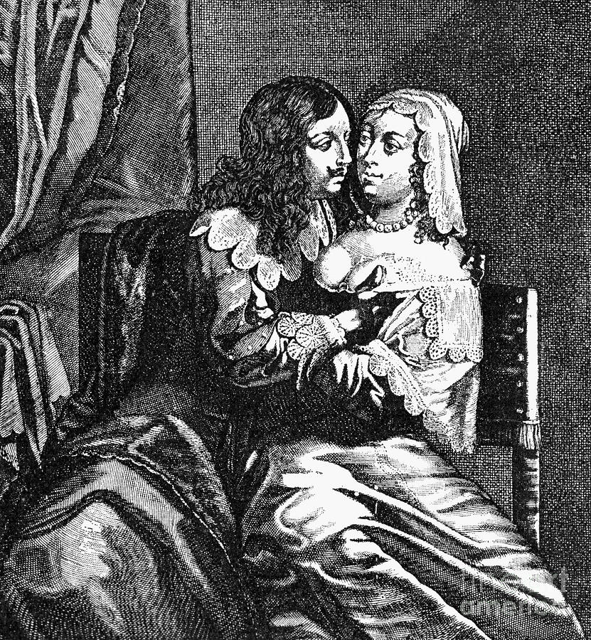 LOVERS, 17th CENTURY #1 Photograph by Granger