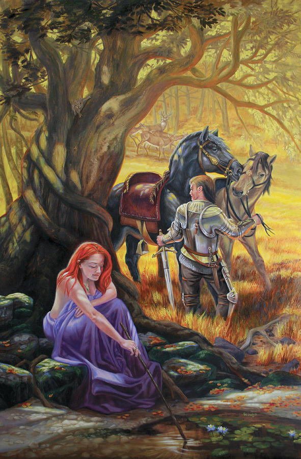 Horse Painting - Loyal Guardian #1 by pat Lewis