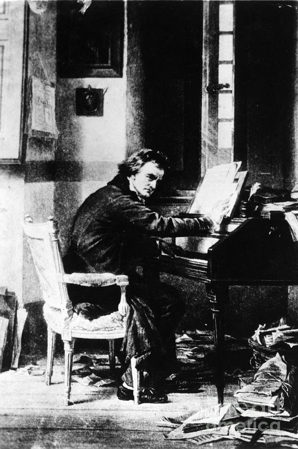 Ludwig Van Beethoven, German Composer #1 Photograph by Photo Researchers, Inc.