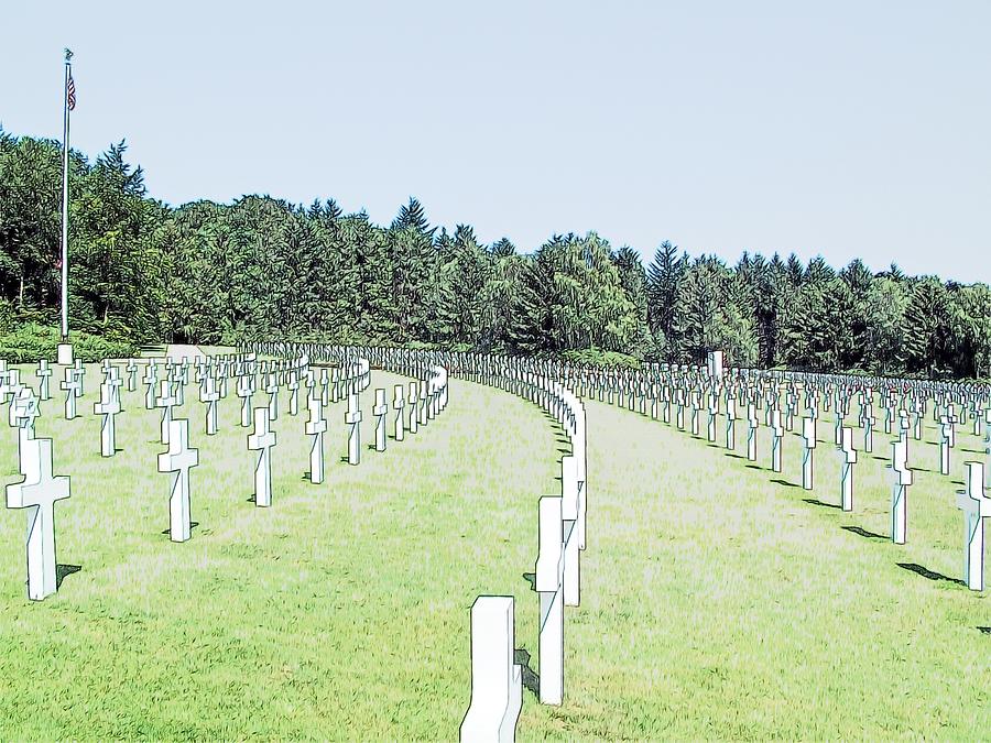 Luxembourg World War II American Cemetery #1 Photograph by Joseph Hendrix