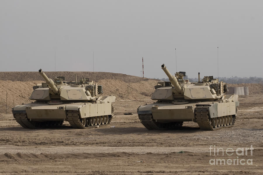 M1 Abrams Tank At Camp Warhorse #1 Photograph by Terry Moore