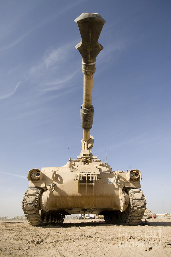 M109 Paladin, A Self-propelled 155mm #1 Photograph by Terry Moore