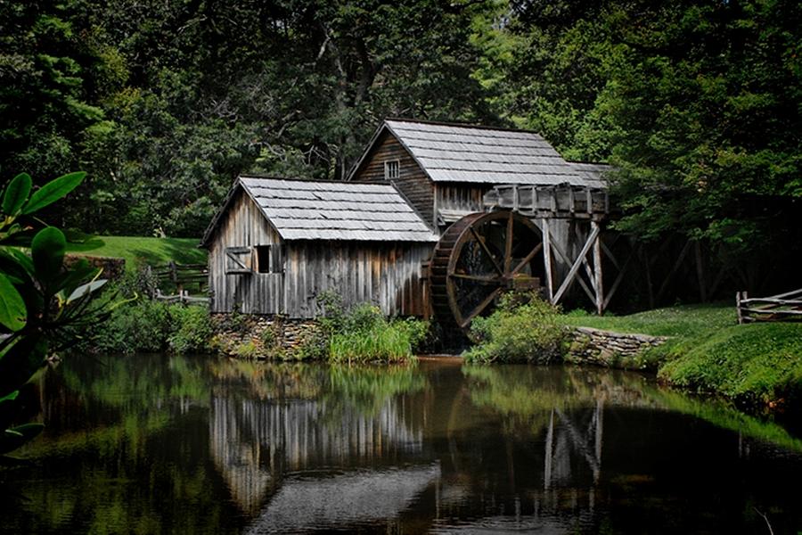 Mill Photograph - Mabry Mill #1 by Christine Annas