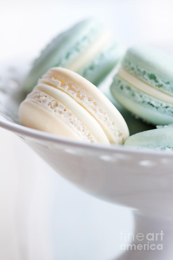 Cookie Photograph - Macarons #1 by Ruth Black