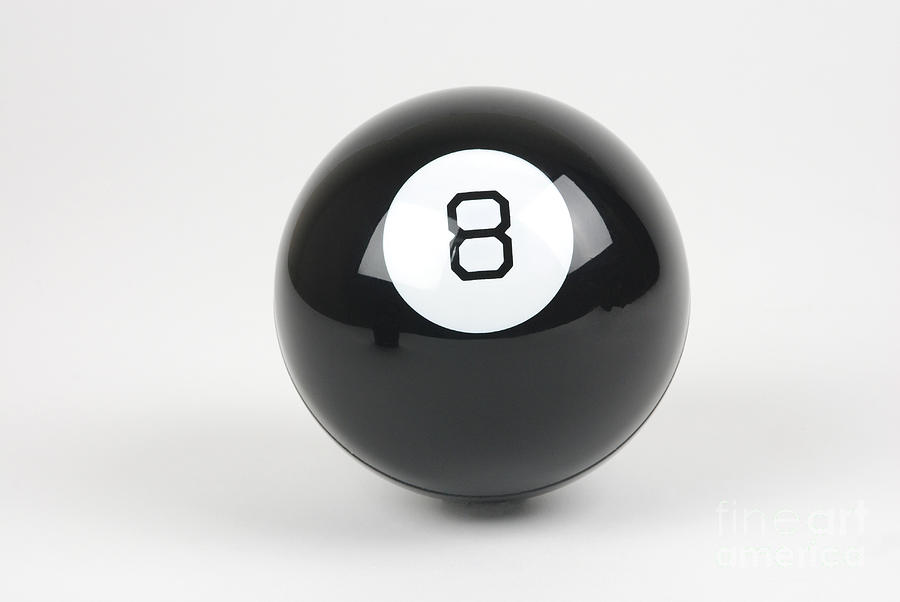 Toy Photograph - Magic Eight Ball #1 by Photo Researchers, Inc.