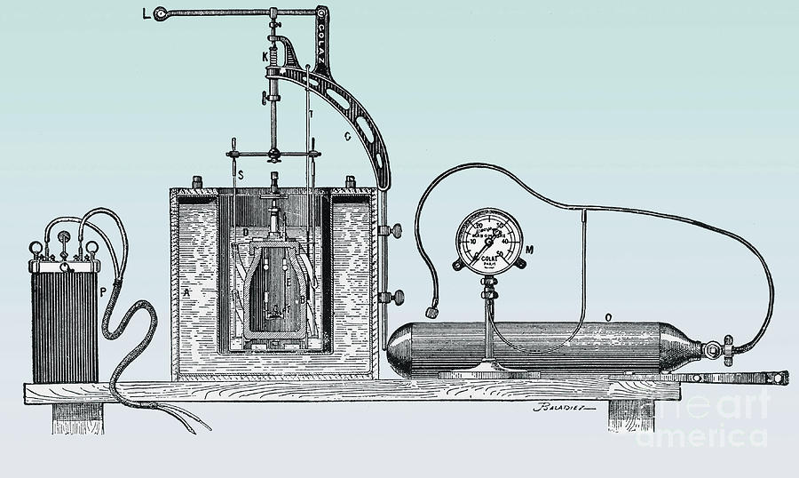 Mahler Bomb Calorimeter #1 Photograph by Science Source