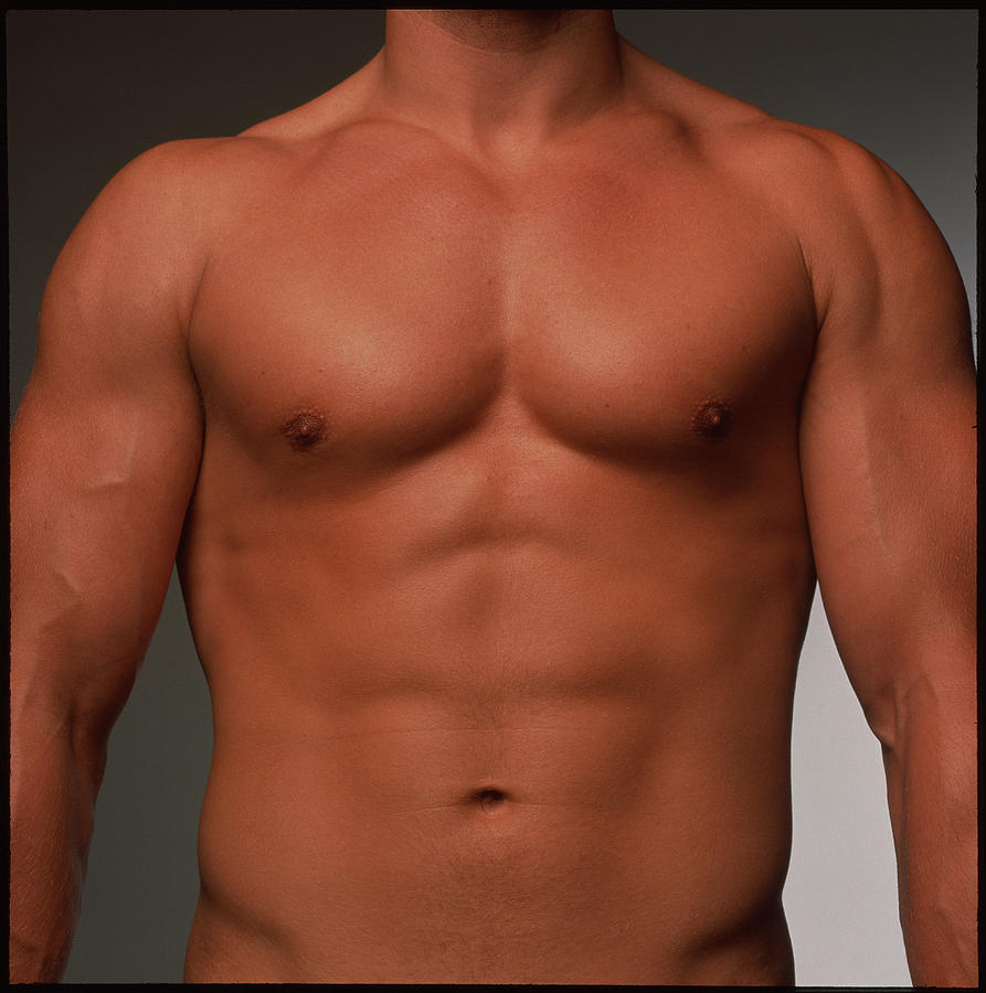 Athlete Photograph - Male Torso #1 by Phil Jude