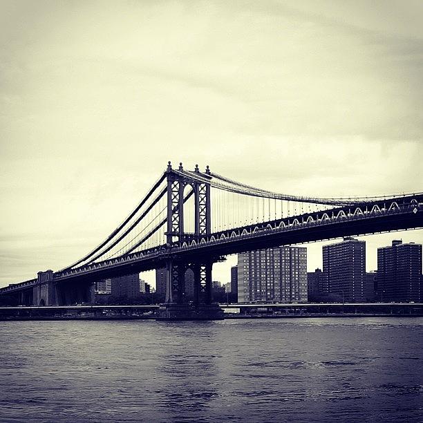 Architecture Photograph - Manhattan Bridge - Ny #1 by Joel Lopez