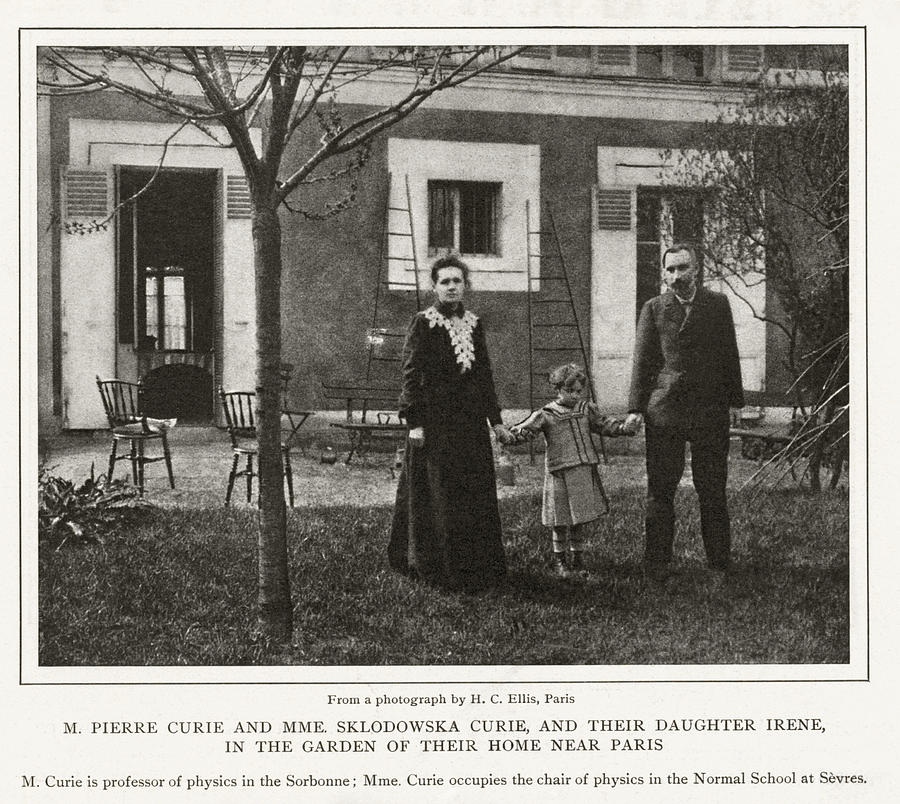 Marie And Pierre Curie, French Physicists #1 Photograph by Humanities & Social Sciences Librarynew York Public Library