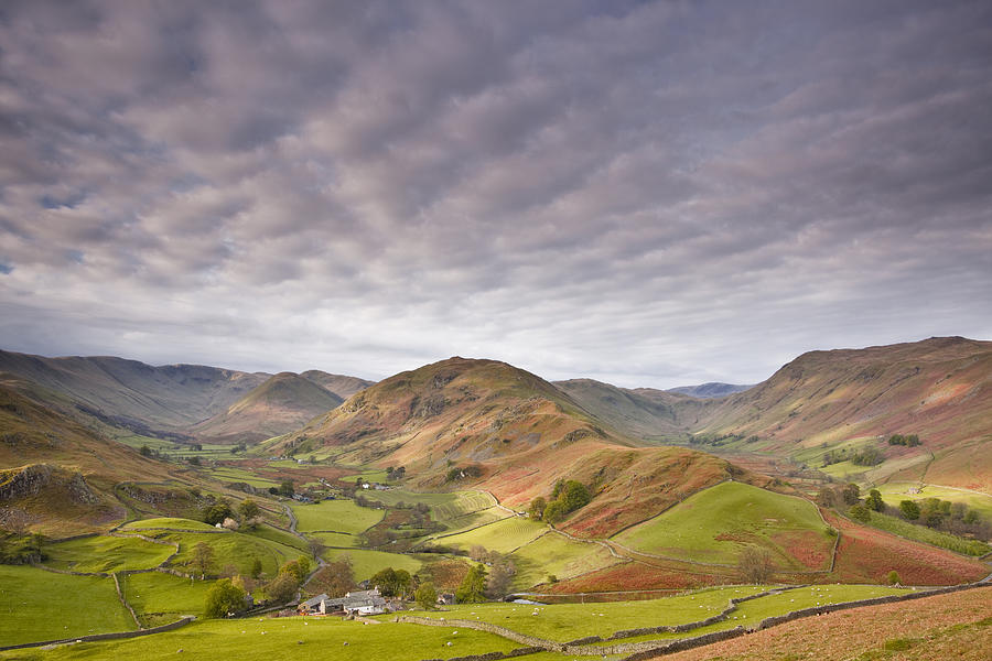 Martindale Common And Boredale From Hallin Fell #1 Photograph by Julian Elliott Ethereal Light
