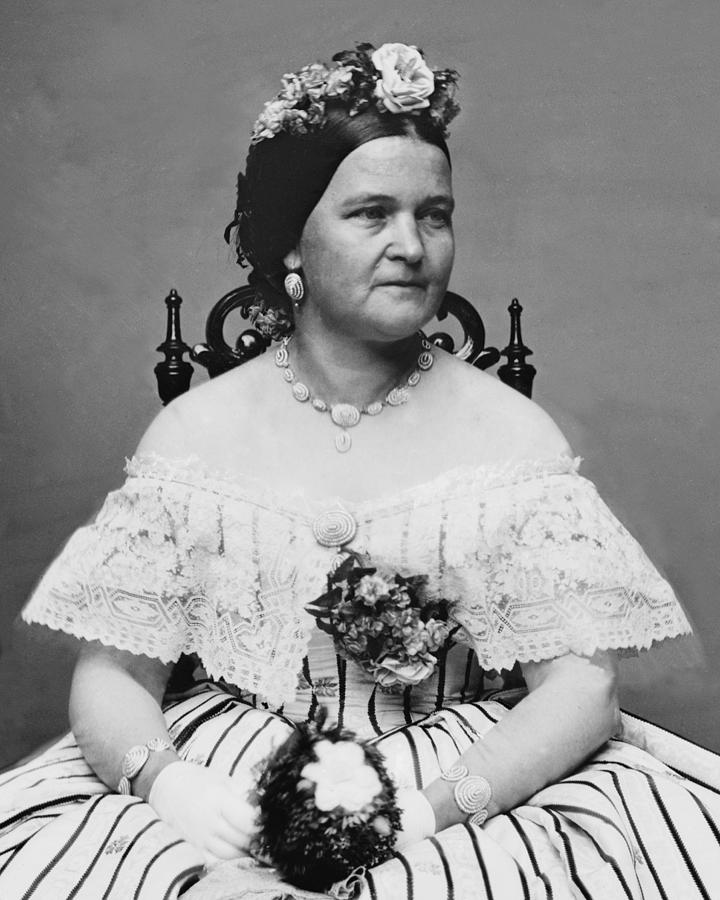 History Photograph - Mary Todd Lincoln 1818-1882, Wife #1 by Everett
