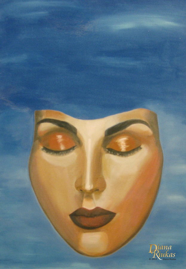 Mask #1 Painting by Serenity Studio Art