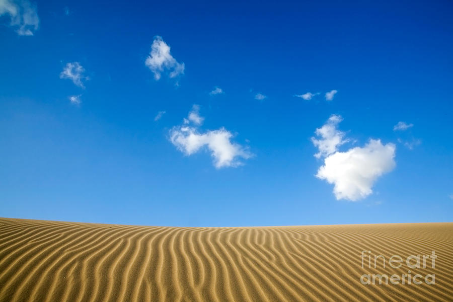 Maspalomas sand dunes #1 Photograph by Kati Finell