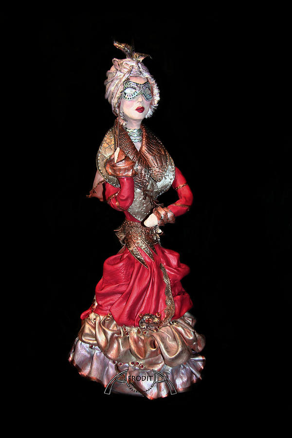Masquerade #1 Sculpture by Afrodita Ellerman