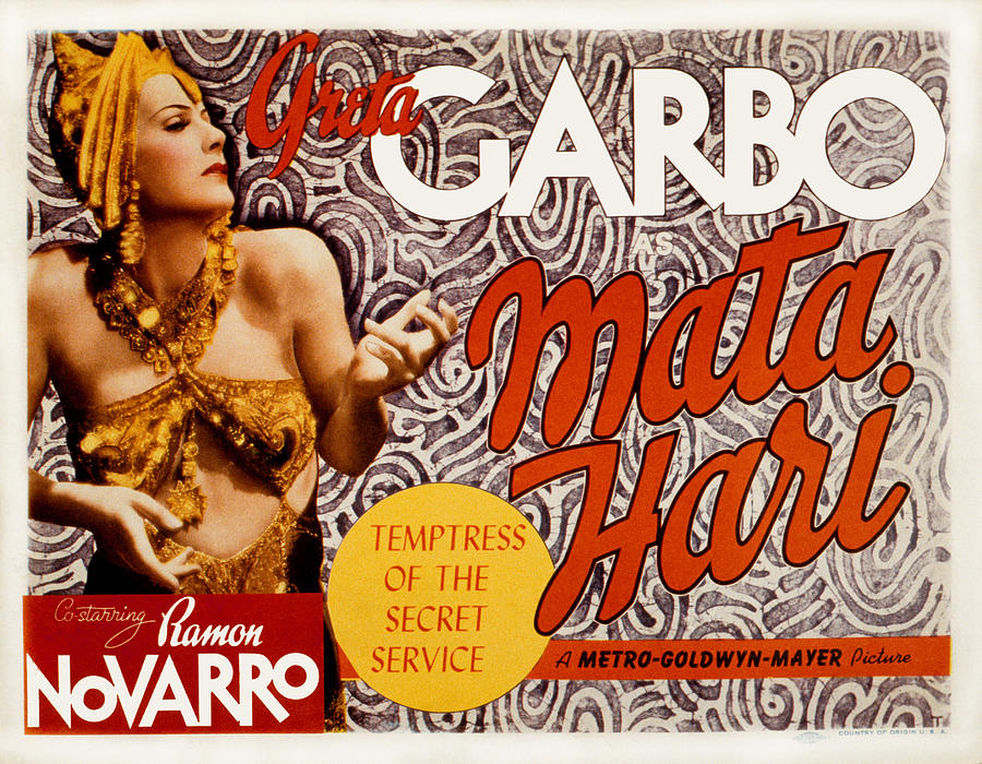 Movie Photograph - Mata Hari, Greta Garbo, 1931 #1 by Everett