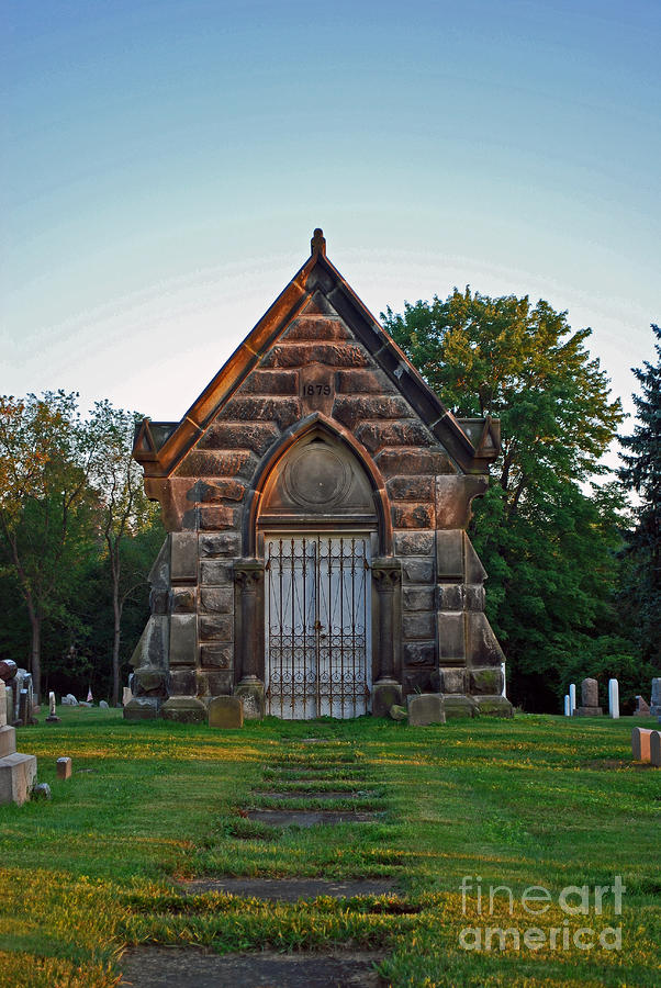 Mausoleum  #1 Photograph by Lila Fisher-Wenzel