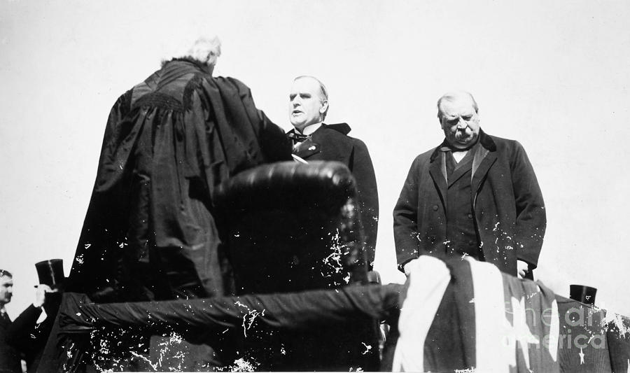 McKINLEY TAKING OATH, 1897 #1 Photograph by Granger