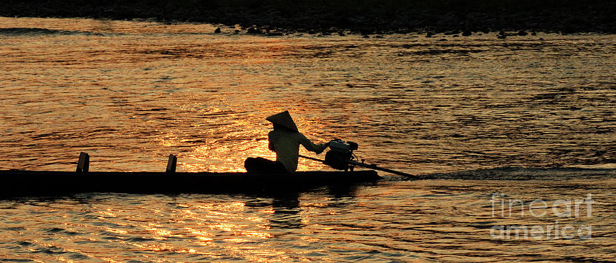 Mekong River Laos #1 Photograph by Bob Christopher