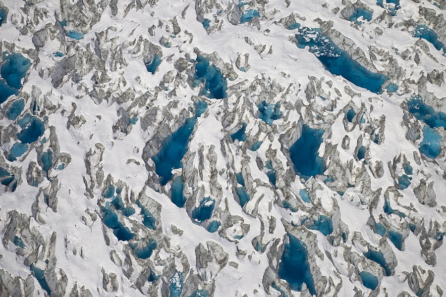 Meltwater Lakes On Hubbard Glacier #1 Photograph by Matthias Breiter