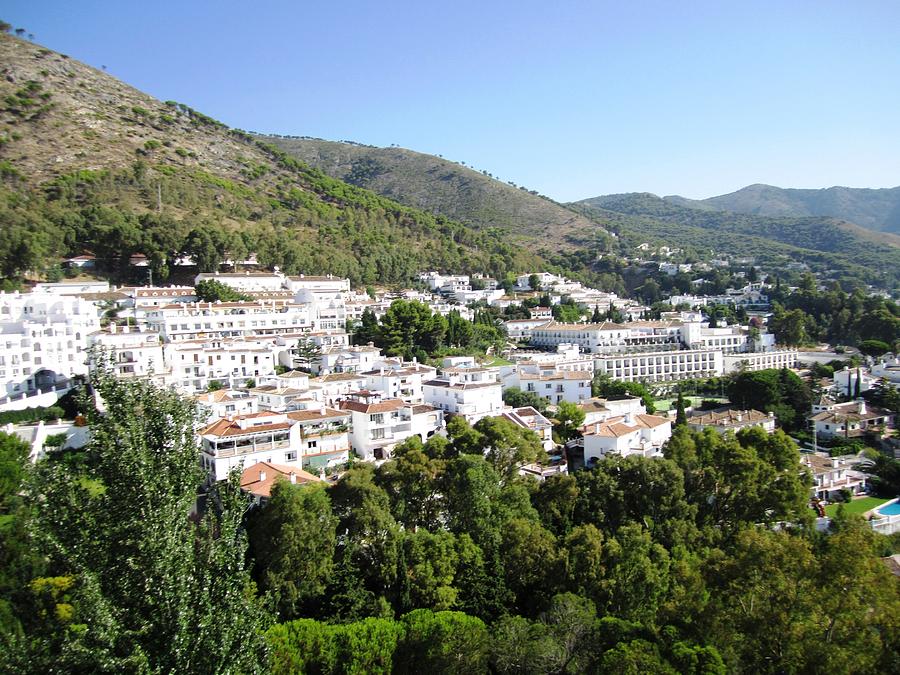 Mijas Mountain View of White Structures Spain #1 Photograph by John Shiron