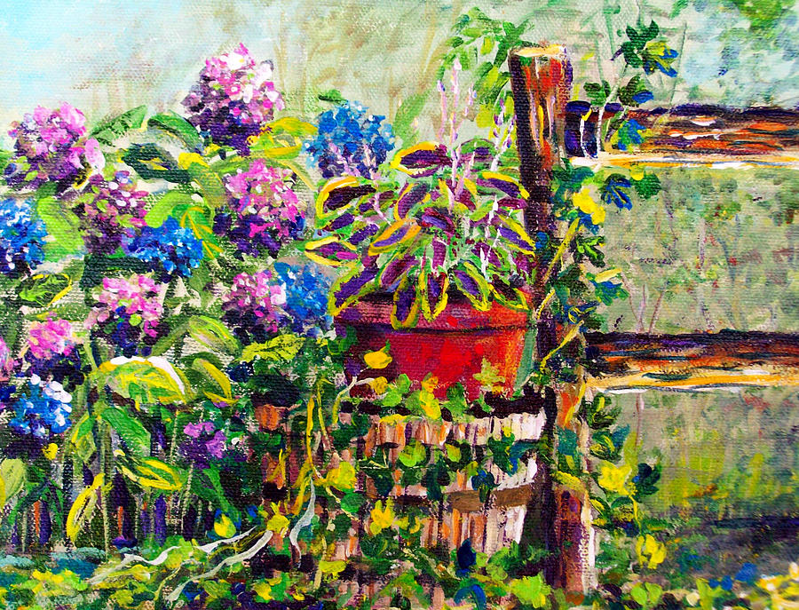 Moms Garden #1 Painting by Lou Ann Bagnall