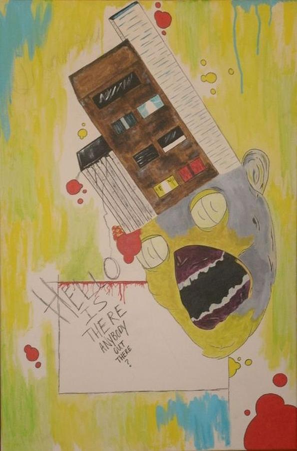 Monster #1 Painting by Samantha Lusby