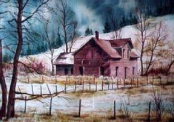 Montana Homestead #1 Painting by Kevin Heaney