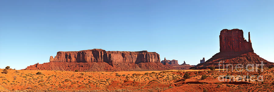Nature Photograph - Monument Valley pano #1 by Jane Rix