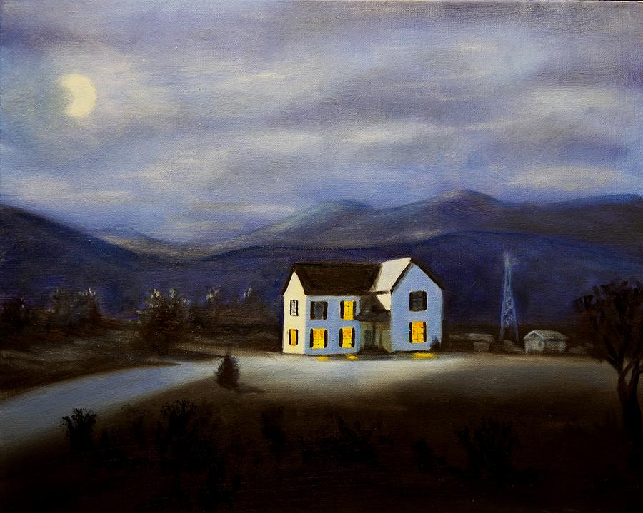 Moon Shine Farm #1 Painting by James Hey