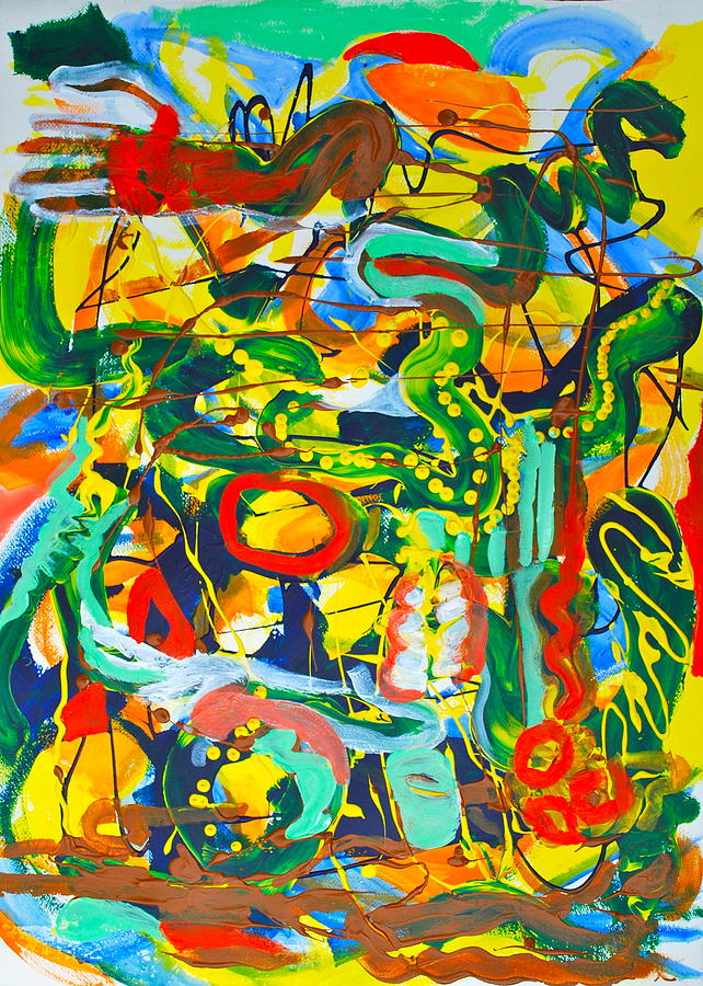 Abstract Painting - Morning After by Rufus Norman Abstract Painting - Morning After by Rufus Norman
