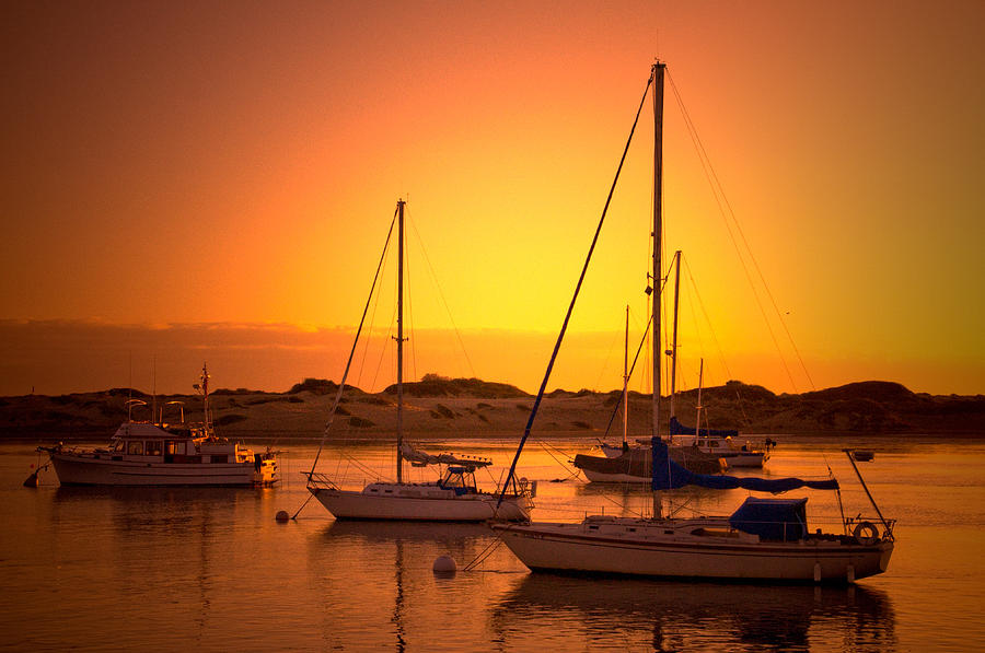 Morro Bay Sunset #1 Photograph by Mickey Clausen