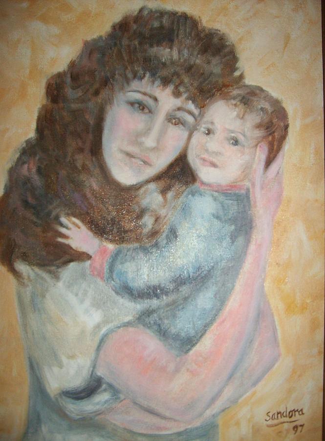 Mother and Child #1 Painting by Joseph Sandora Jr