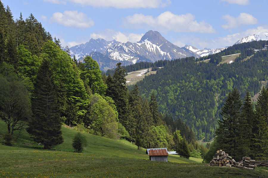 Mountain landscape in the alps #2 Photograph by Matthias Hauser