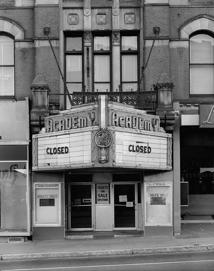 Movie Theaters, Academy Building Photograph by Everett Fine Art America