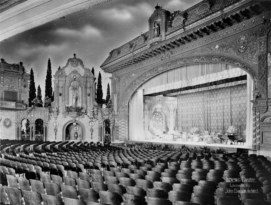 Architecture Photograph - Movie Theaters, Loews Theatre, View #1 by Everett